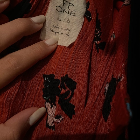 Red Free People Jumpsuit - Picture 4 of 5